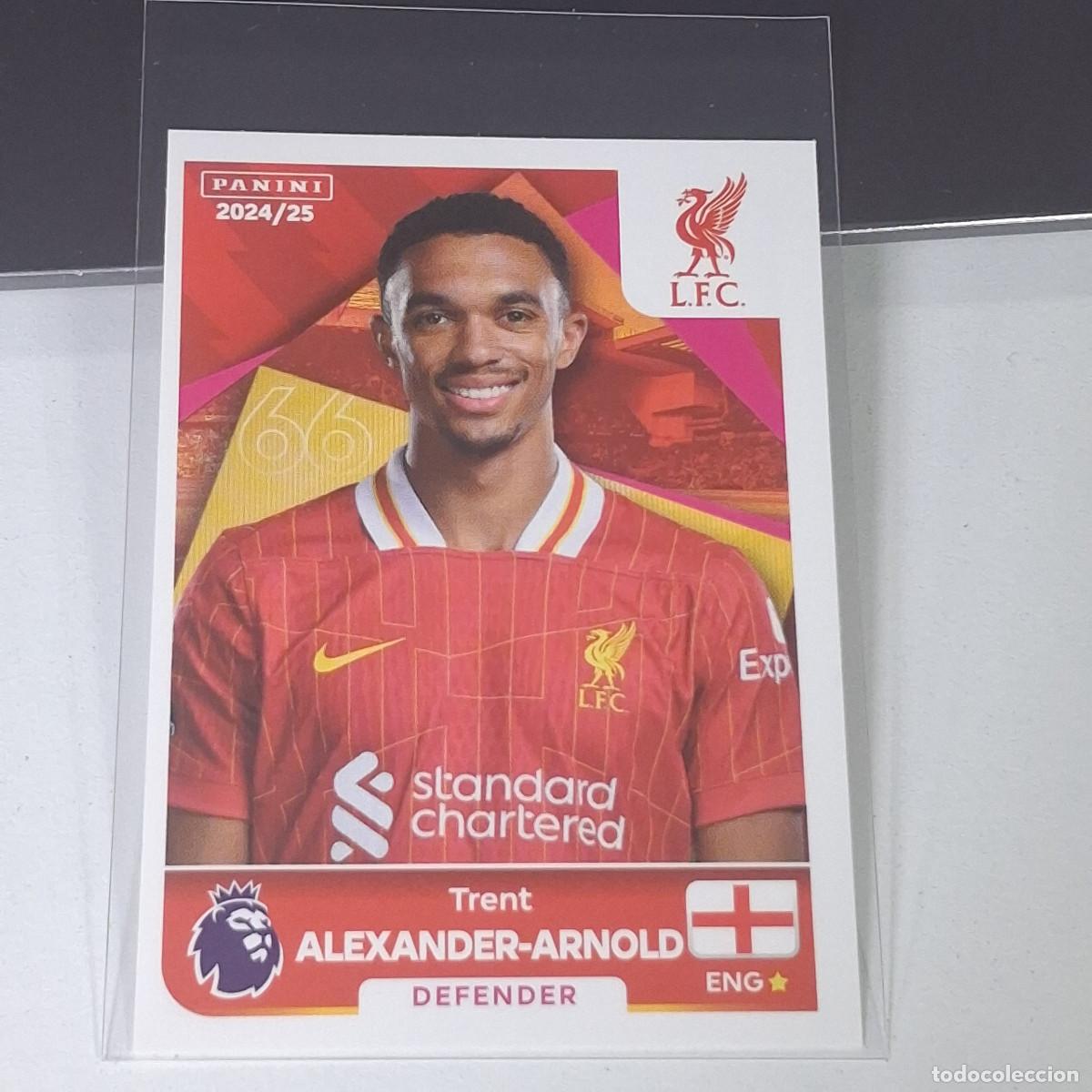 Cromos de f&uacute;tbol: B57 380 TRENT ALEXANDER-ARNOLD LIVERPOOL STICKER PANINI PREMIER LEAGUE 24 25 2024 2025