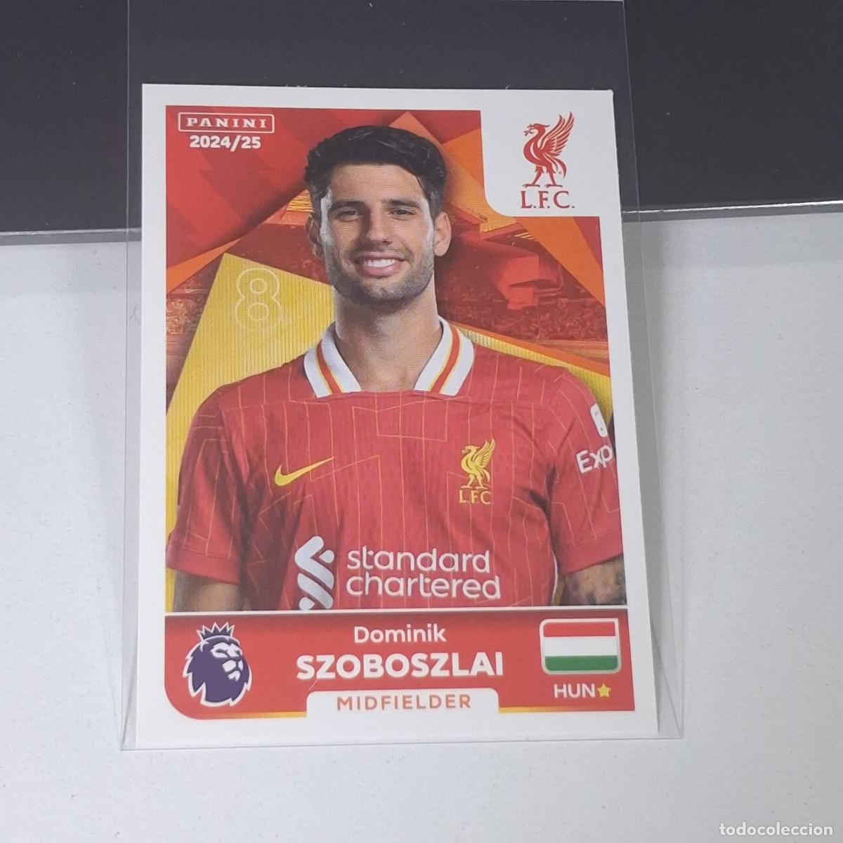 Cromos de f&uacute;tbol: B57 389 DOMINIK SZOBOSZLAI LIVERPOOL STICKER PANINI PREMIER LEAGUE 24 25 2024 2025