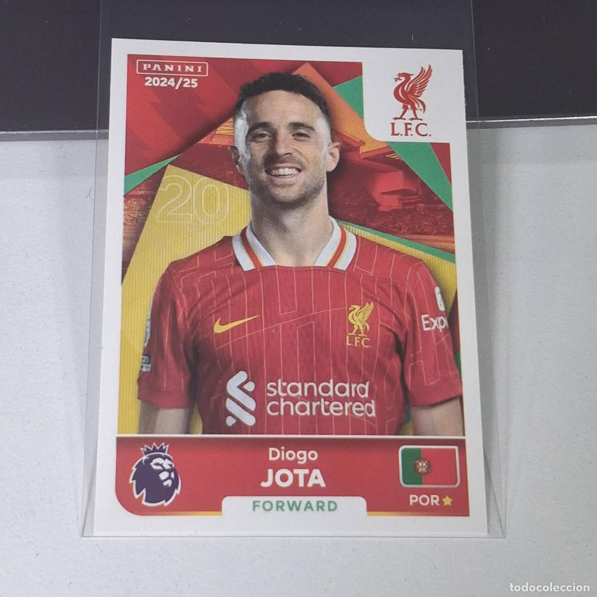 Cromos de f&uacute;tbol: B57 403 DIOGO JOTA LIVERPOOL STICKER PANINI PREMIER LEAGUE 24 25 2024 2025