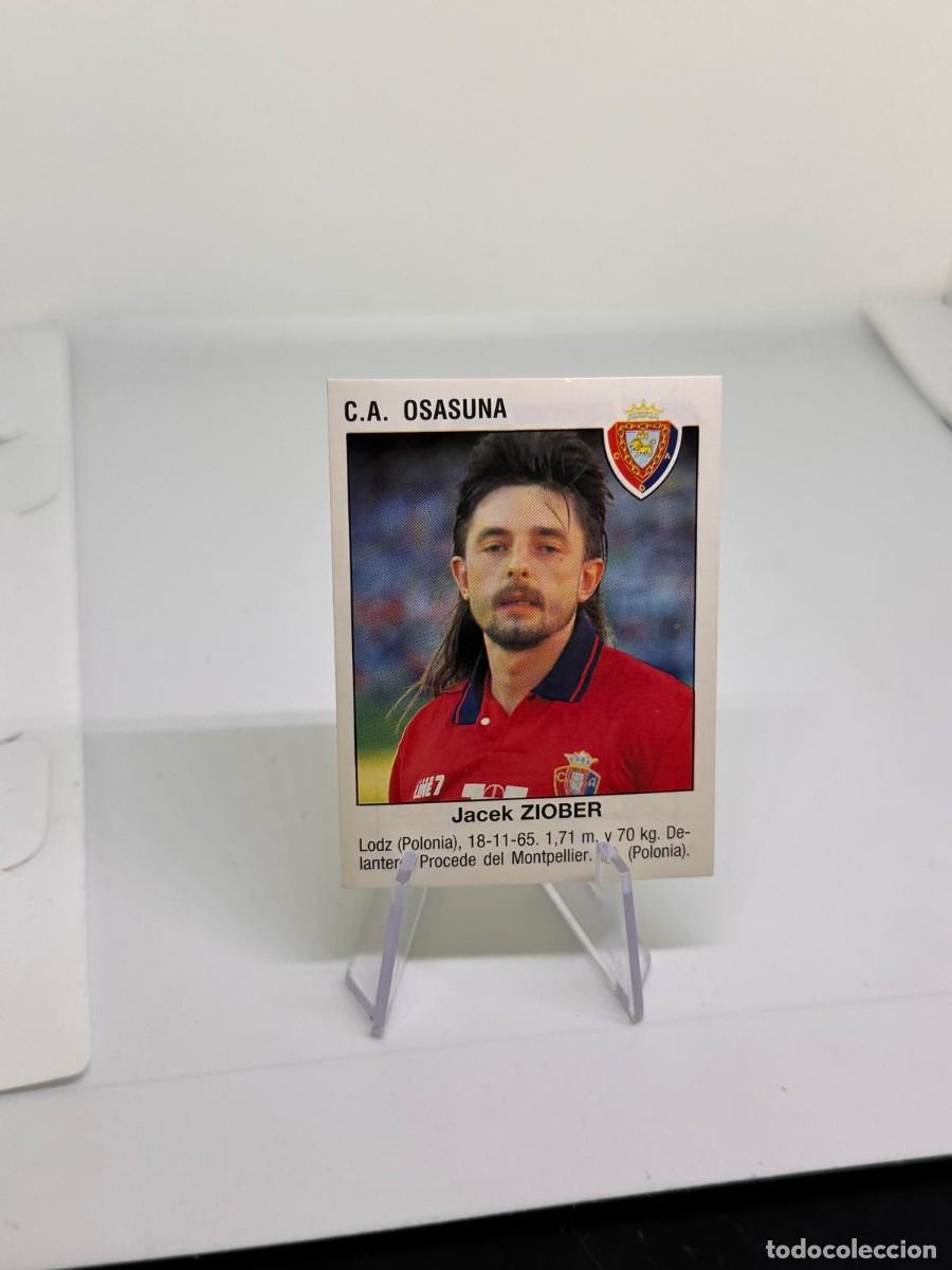 Cromos de f&uacute;tbol: Ziober Ultima Incorporacion Osasuna Fichaje Panini Futbol 93 94 1993 1994 sin pegar