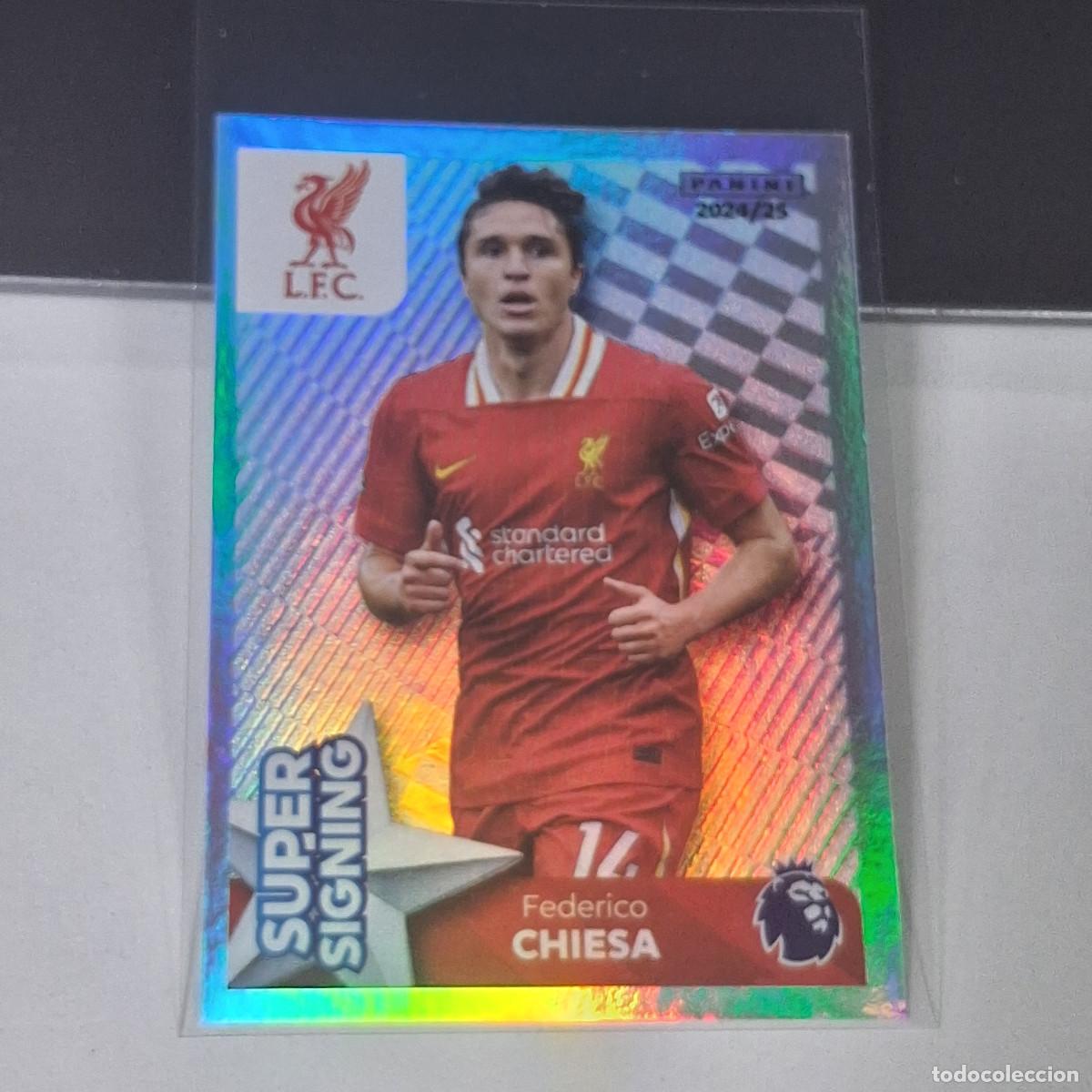 Cromos de f&uacute;tbol: B57 404 FEDERICO CHIESA LIVERPOOL STICKER PANINI PREMIER LEAGUE 24 25 2024 2025