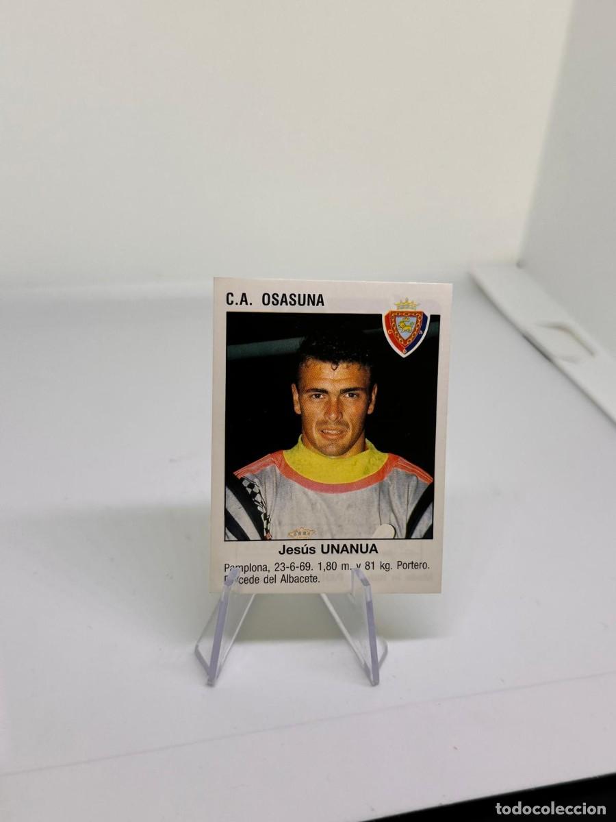 Cromos de f&uacute;tbol: Unanua Ultima Incorporacion Osasuna Fichaje Panini Futbol 93 94 1993 1994 sin pegar