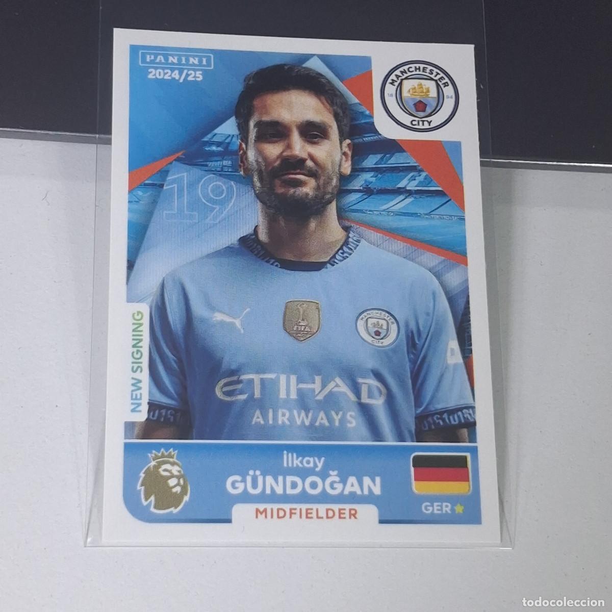 Cromos de f&uacute;tbol: B57 421 ILKAY GUNDOGAN MANCHESTER CITY STICKER PANINI PREMIER LEAGUE 24 25 2024 2025