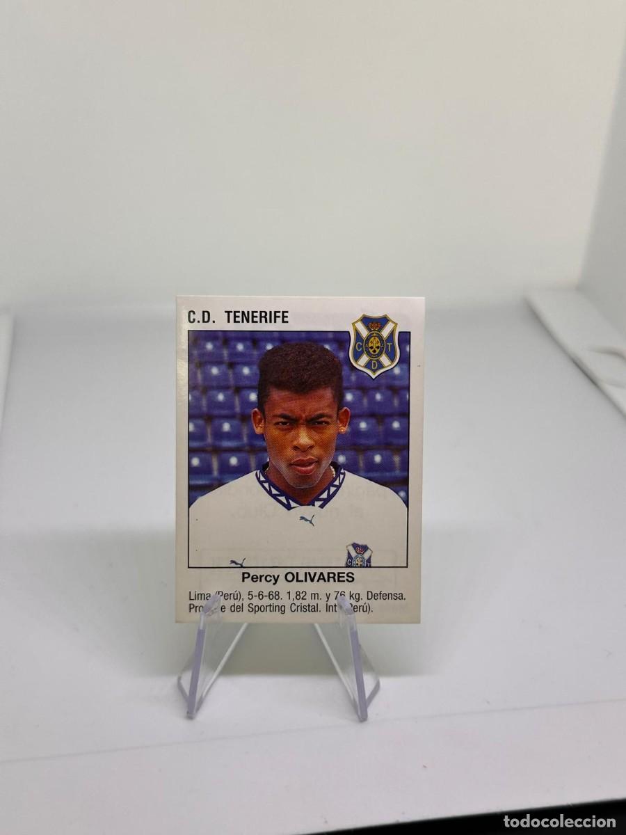 Cromos de f&uacute;tbol: Olivares Ultima Incorporacion Tenerife Fichaje Panini Futbol 93 94 1993 1994 sin pegar