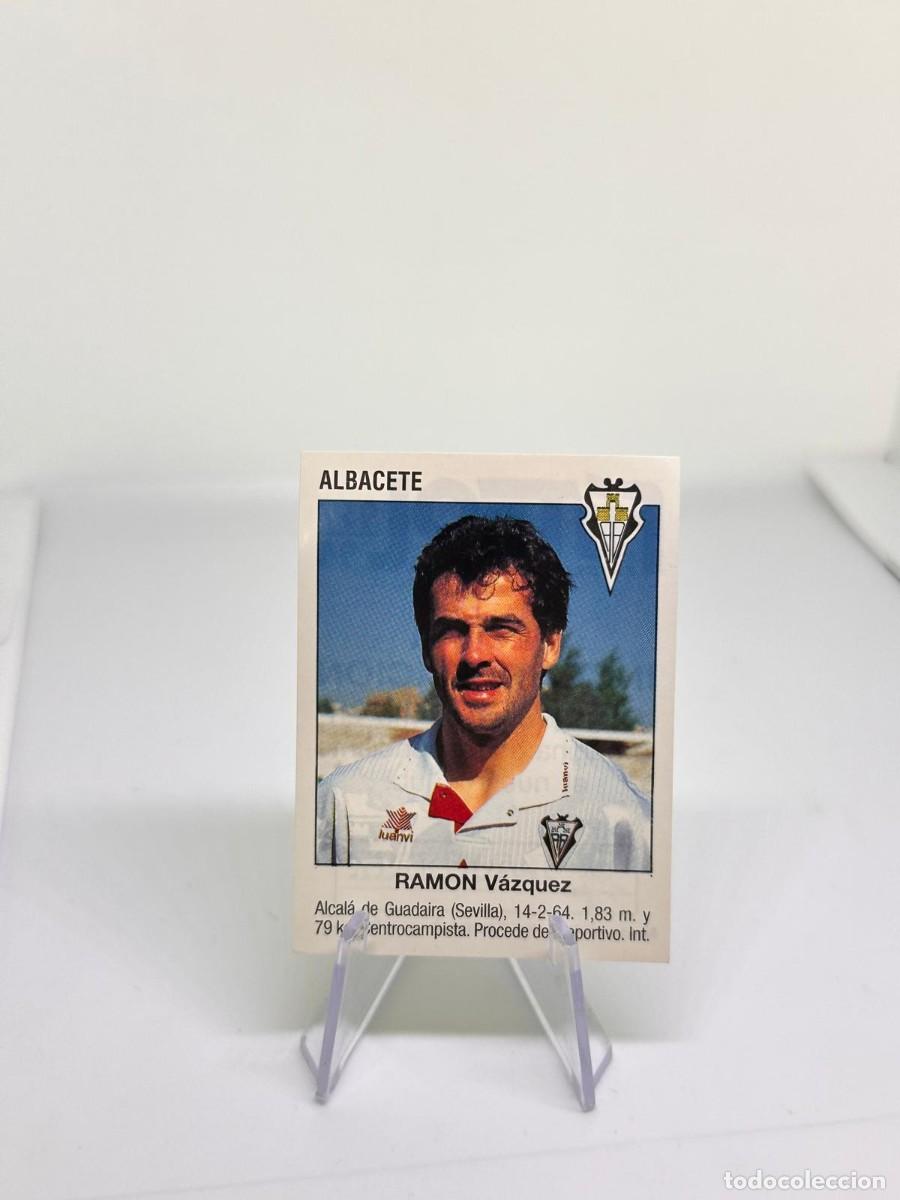 Cromos de f&uacute;tbol: Ramon Ultima Incorporacion Albacete Fichaje Panini Futbol 93 94 1993 1994 sin pegar