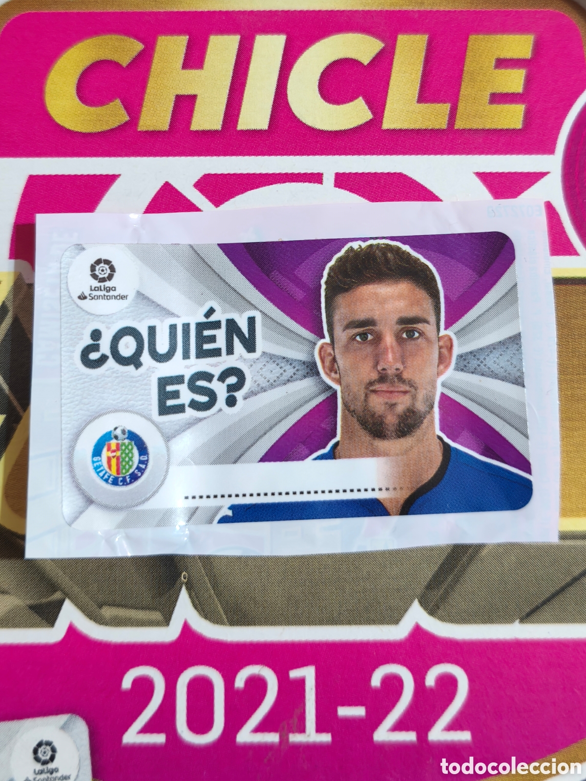 Cromos de f&uacute;tbol: Mata &iquest;QUI&Eacute;N ES? Chicle liga este 21/22 Getafe