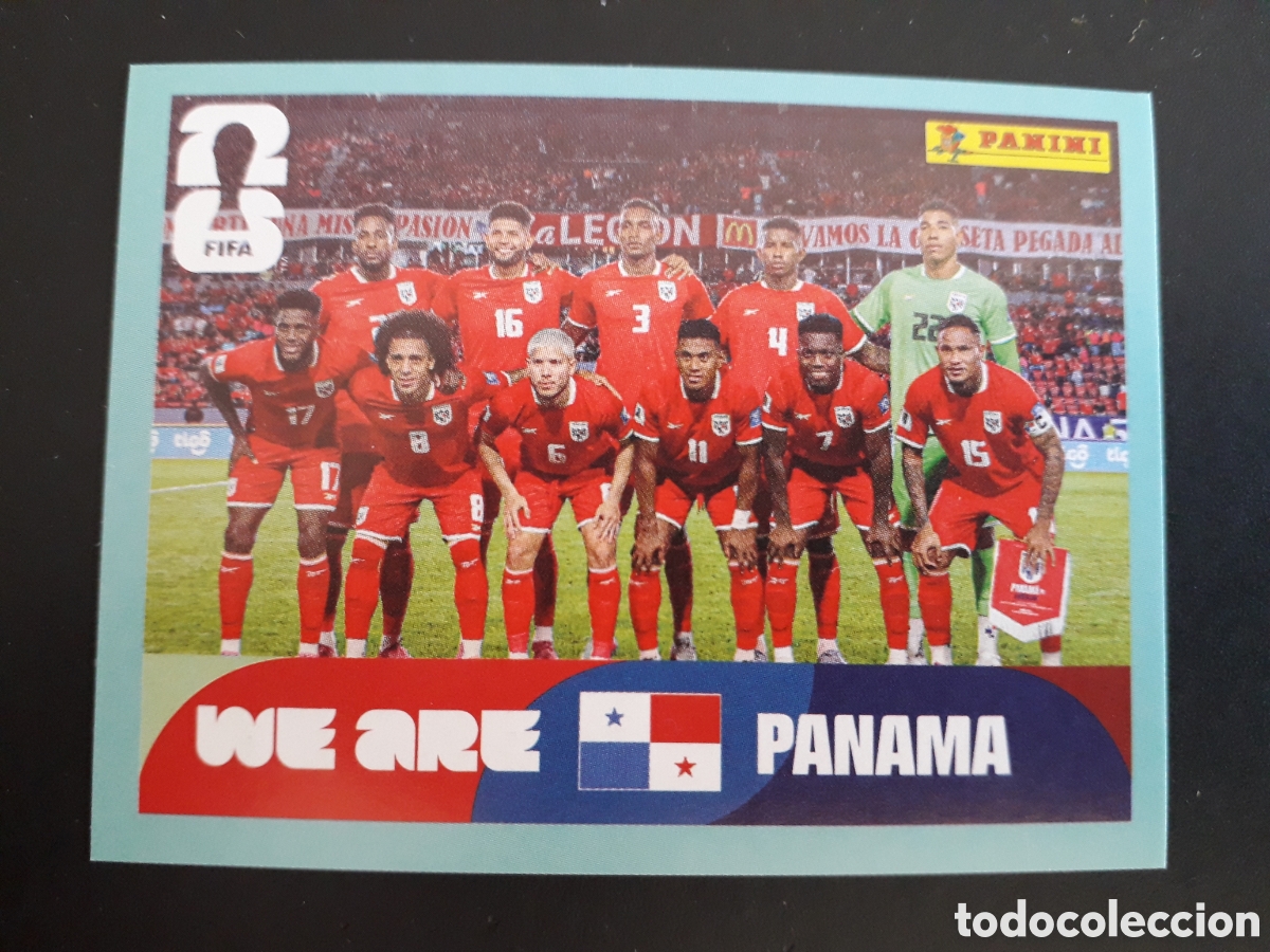 Cromos de f&uacute;tbol: EQUIPO PANAM&Aacute; PAN 13 MUNDIAL F&Uacute;TBOL 2026 FIFA WORLD CUP PANINI SIN PEGAR PEDIDO M&Iacute;NIMO 3&euro;