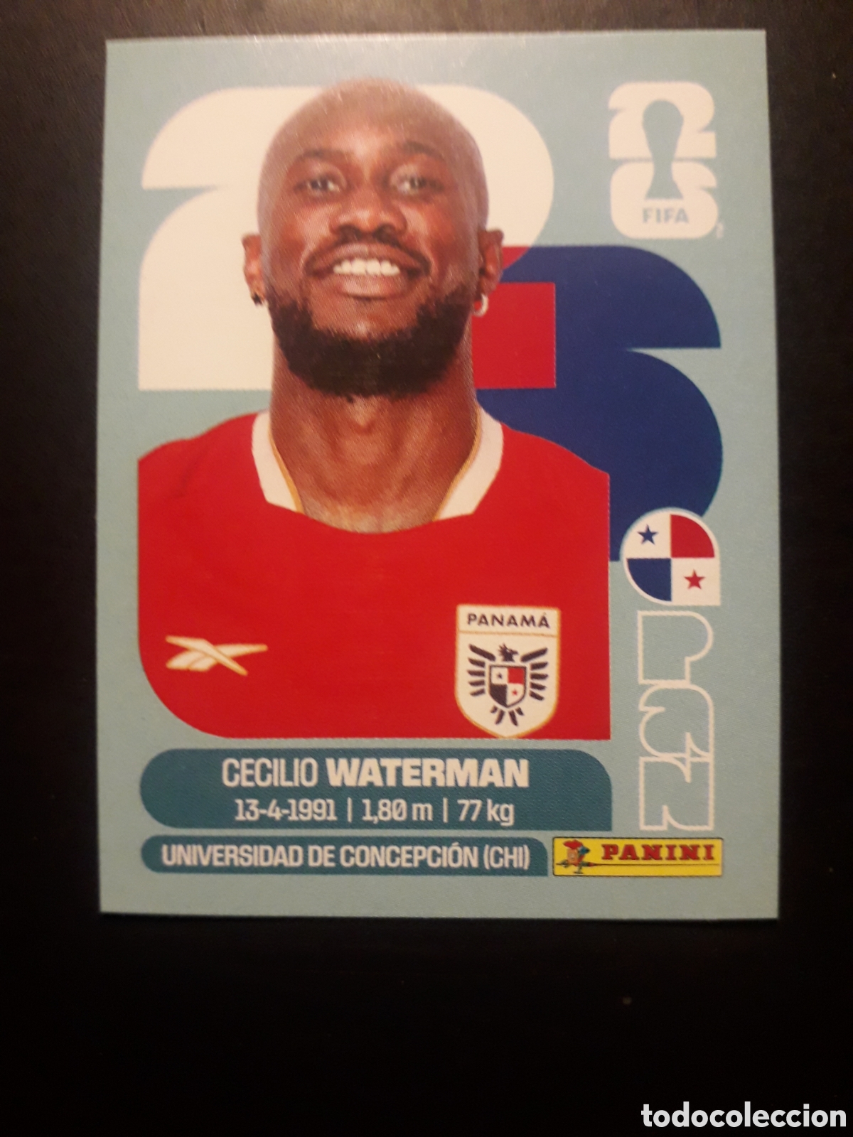 Cromos de f&uacute;tbol: WATERMAN PANAM&Aacute; PAN 18 MUNDIAL F&Uacute;TBOL 2026 FIFA WORLD CUP PANINI SIN PEGAR PEDIDO M&Iacute;NIMO 3&euro;