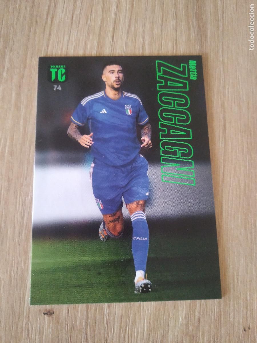 Cromos de f&uacute;tbol: 74 ZACCAGNI ITALIA CROMO TARJETA FUTBOL PANINI TOP CLASS 2023