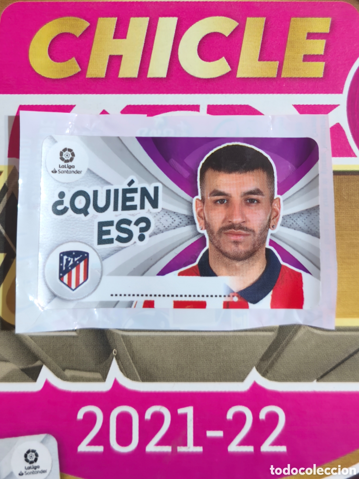 Cromos de Futebol: Correa &iquest;QUI&Eacute;N ES? chicle liga este 21/22 Atl&eacute;tico De Madrid