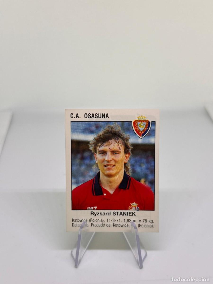 Cromos de Futebol: Staniek Ultima Incorporacion Osasuna Fichaje Panini Futbol 93 94 1993 1994 sin pegar
