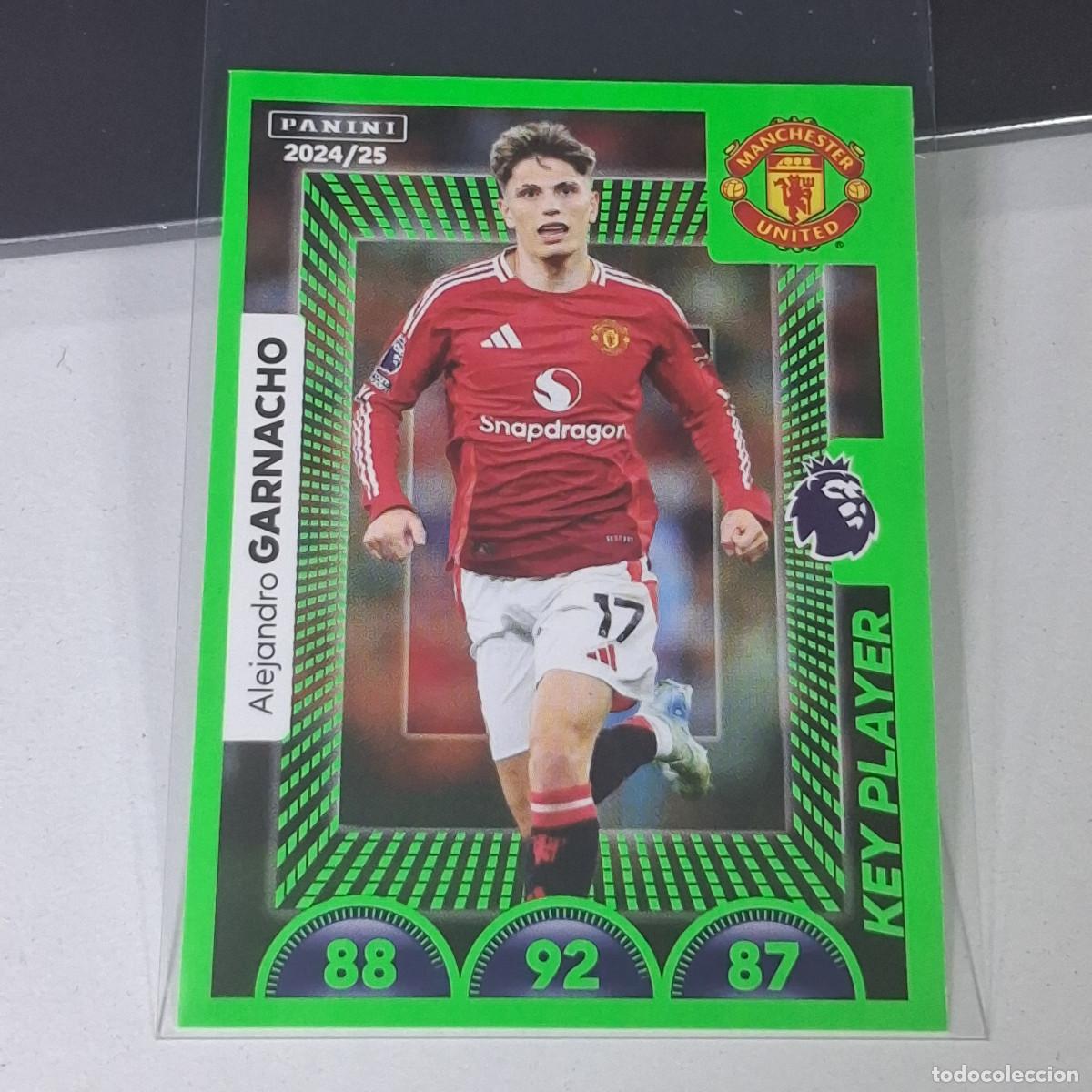 Cromos de Futebol: B57 460 ALEJANDRO GARNACHO KEY MANCHESTER UNITED STICKER PANINI PREMIER LEAGUE 24 25 2024 2025
