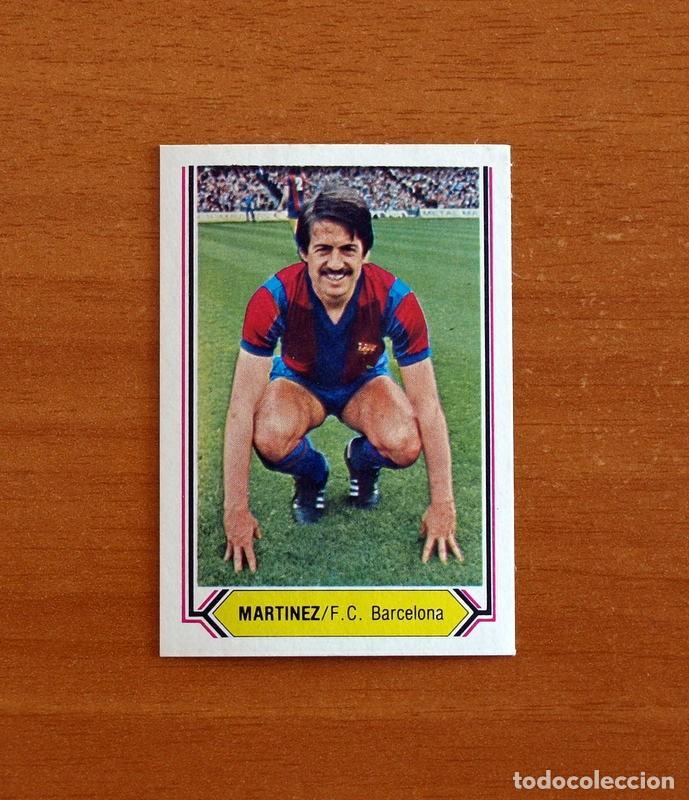 Cromos de Futebol: Barcelona - Mart&iacute;nez - Ediciones Este Liga 1980-1981, 80-81 - Cromo Nunca pegado