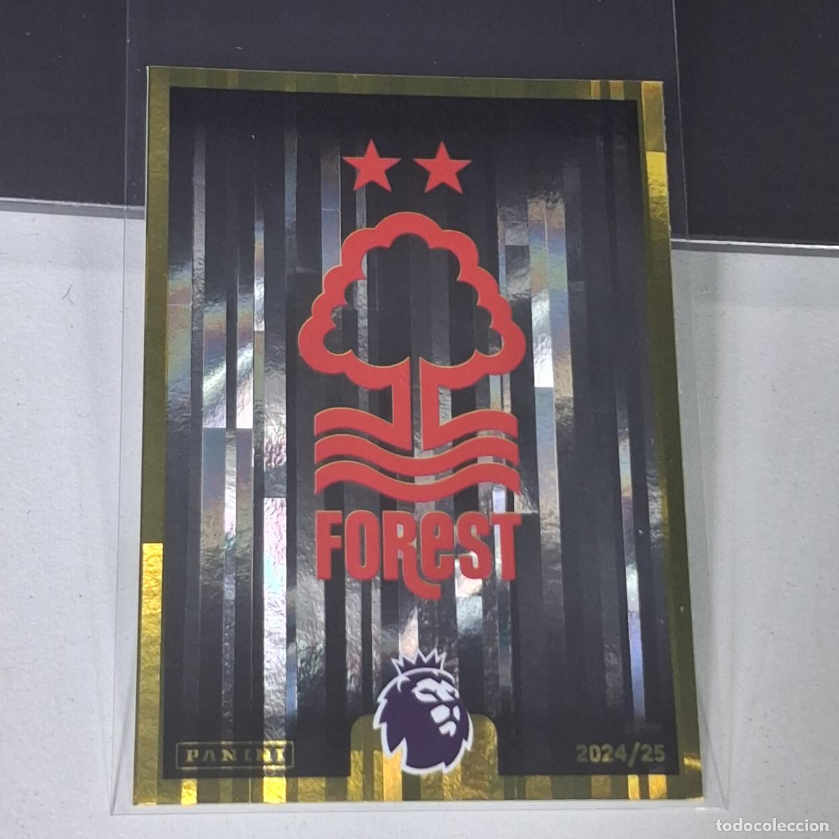 Cromos de Futebol: B57 492 ESCUDO LOGO BADGE NOTTINGHAM FOREST STICKER PANINI PREMIER LEAGUE 24 25 2024 2025