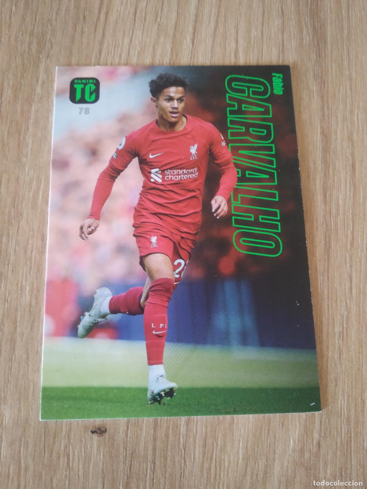 Cromos de Futebol: 78 FABIO CARVALHO LIVERPOOL CROMO TARJETA FUTBOL PANINI TOP CLASS 2023