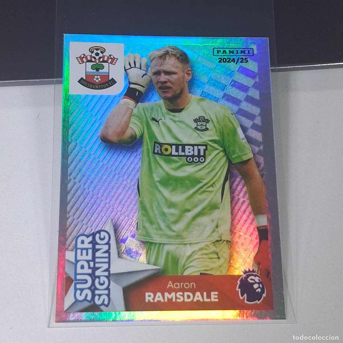 Cromos de Futebol: B57 549 AARON RAMSDALE SOUTHAMPTON STICKER PANINI PREMIER LEAGUE 24 25 2024 2025