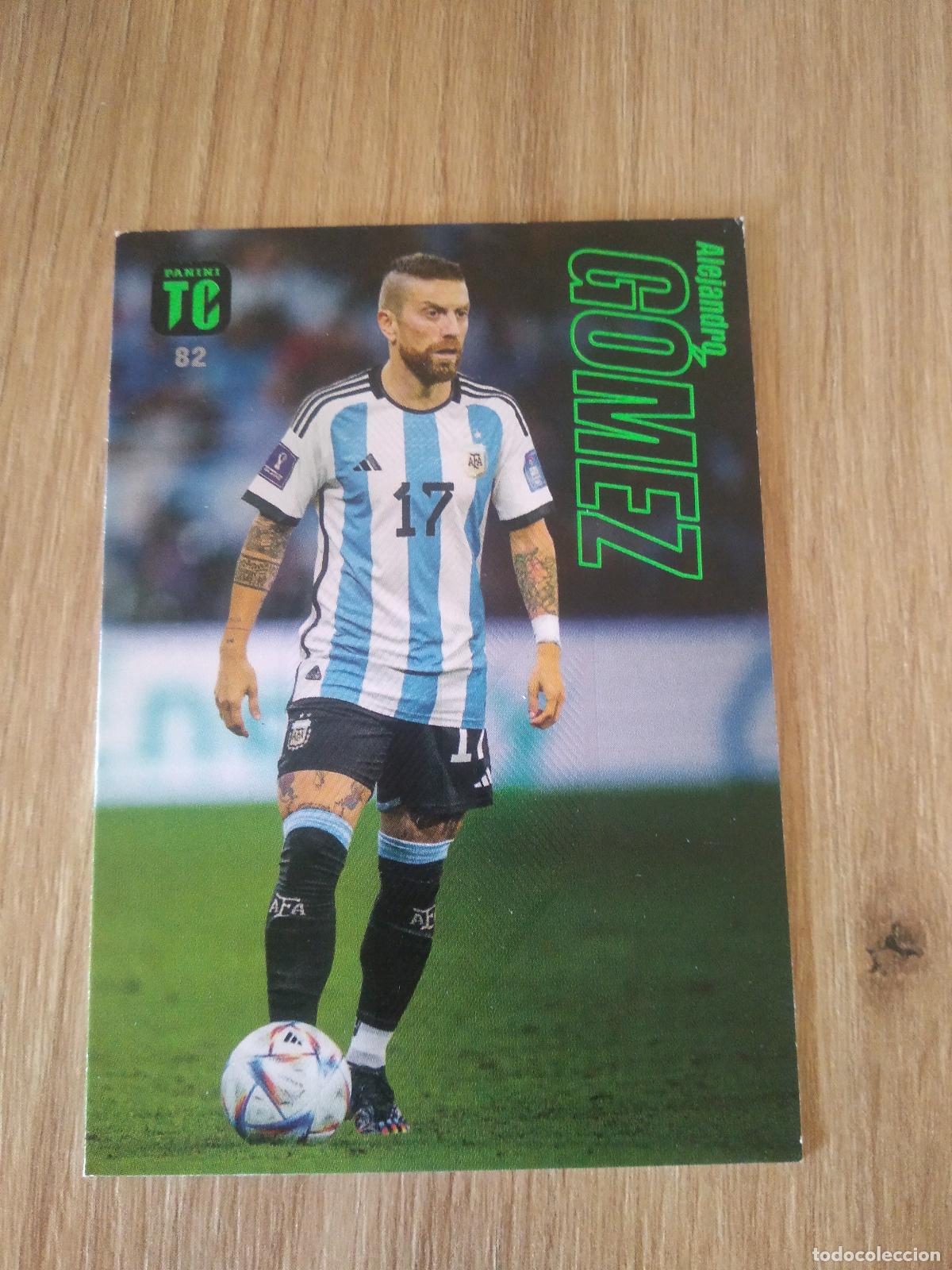 Cromos de Futebol: 82 ALEJANDRO GOMEZ ARGENTINA CROMO TARJETA FUTBOL PANINI TOP CLASS 2023