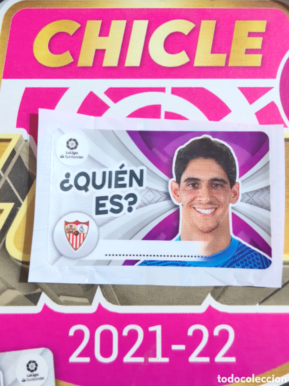Cromos de Futebol: Bounou &iquest;QUI&Eacute;N ES? chicle liga este 21/22 Sevilla