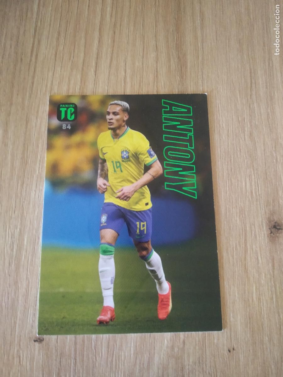 Cromos de Futebol: 84 ANTONY BRASIL CROMO TARJETA FUTBOL PANINI TOP CLASS 2023