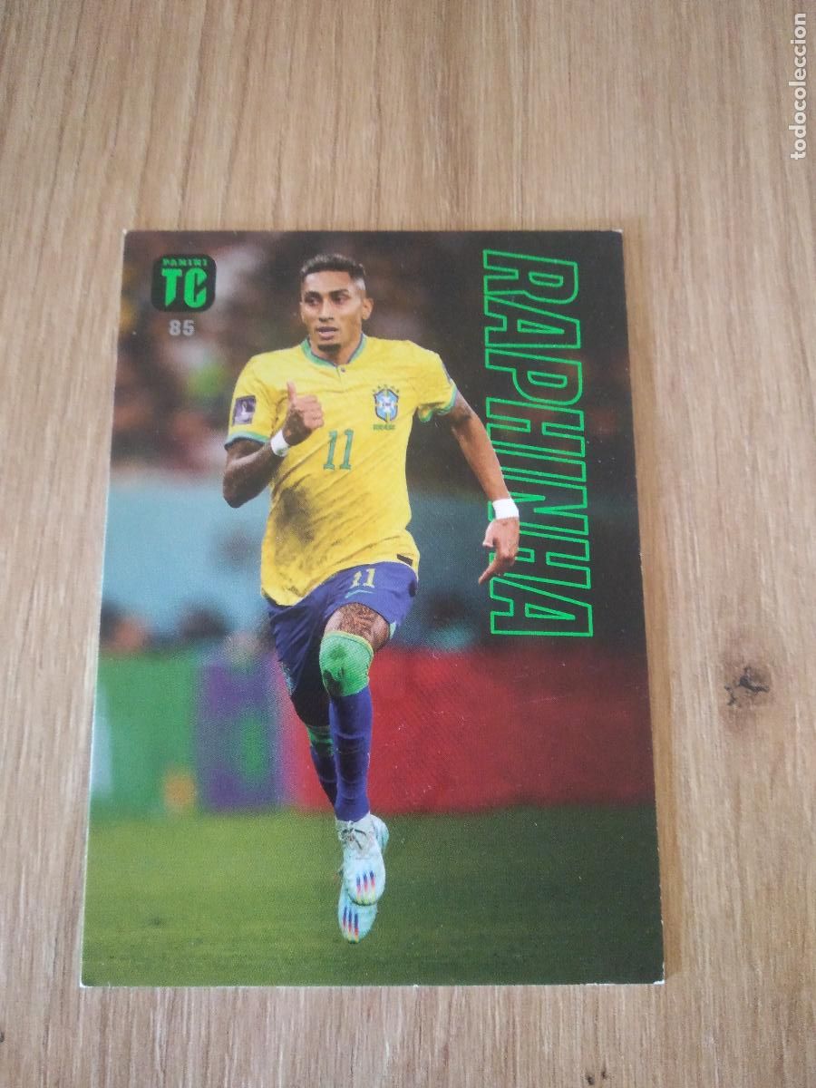 Cromos de Futebol: 85 RAPHINHA BRASIL CROMO TARJETA FUTBOL PANINI TOP CLASS 2023