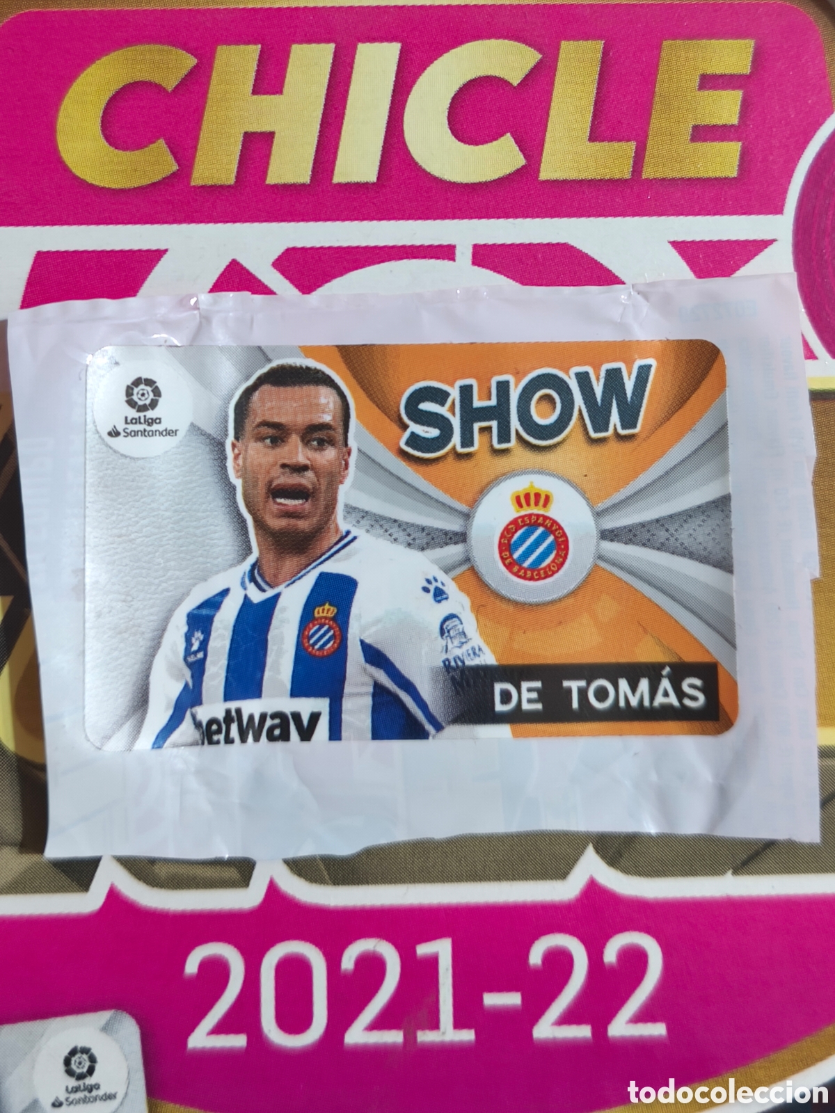 Cromos de Futebol: De Tom&aacute;s SHOW chicle liga este 21/22 Espanyol