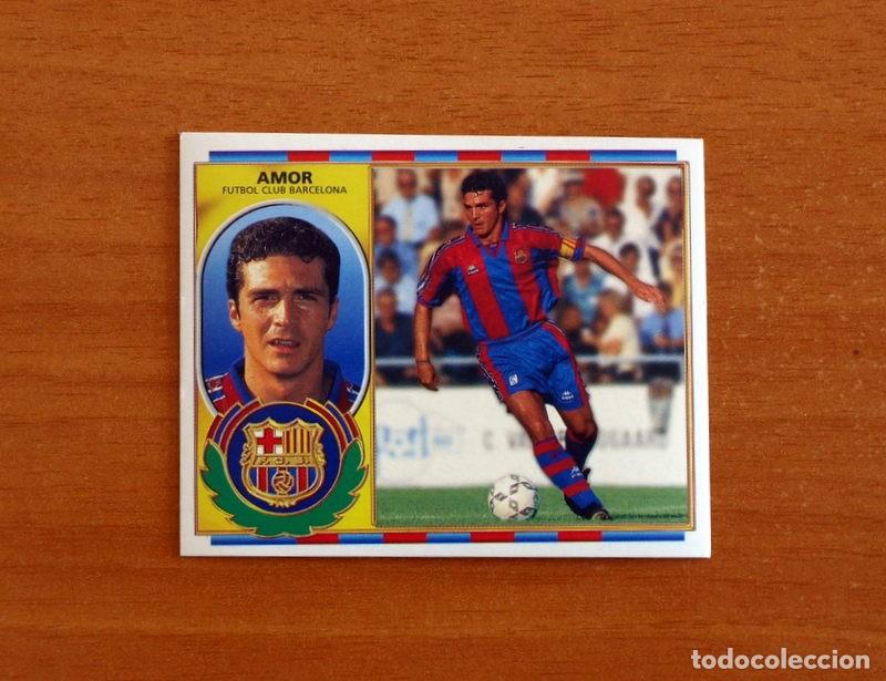 Cromos de Futebol: F&uacute;tbol Club Barcelona - Amor - Ediciones Este Liga 1996-1997, 96-97 - Nunca Pegado