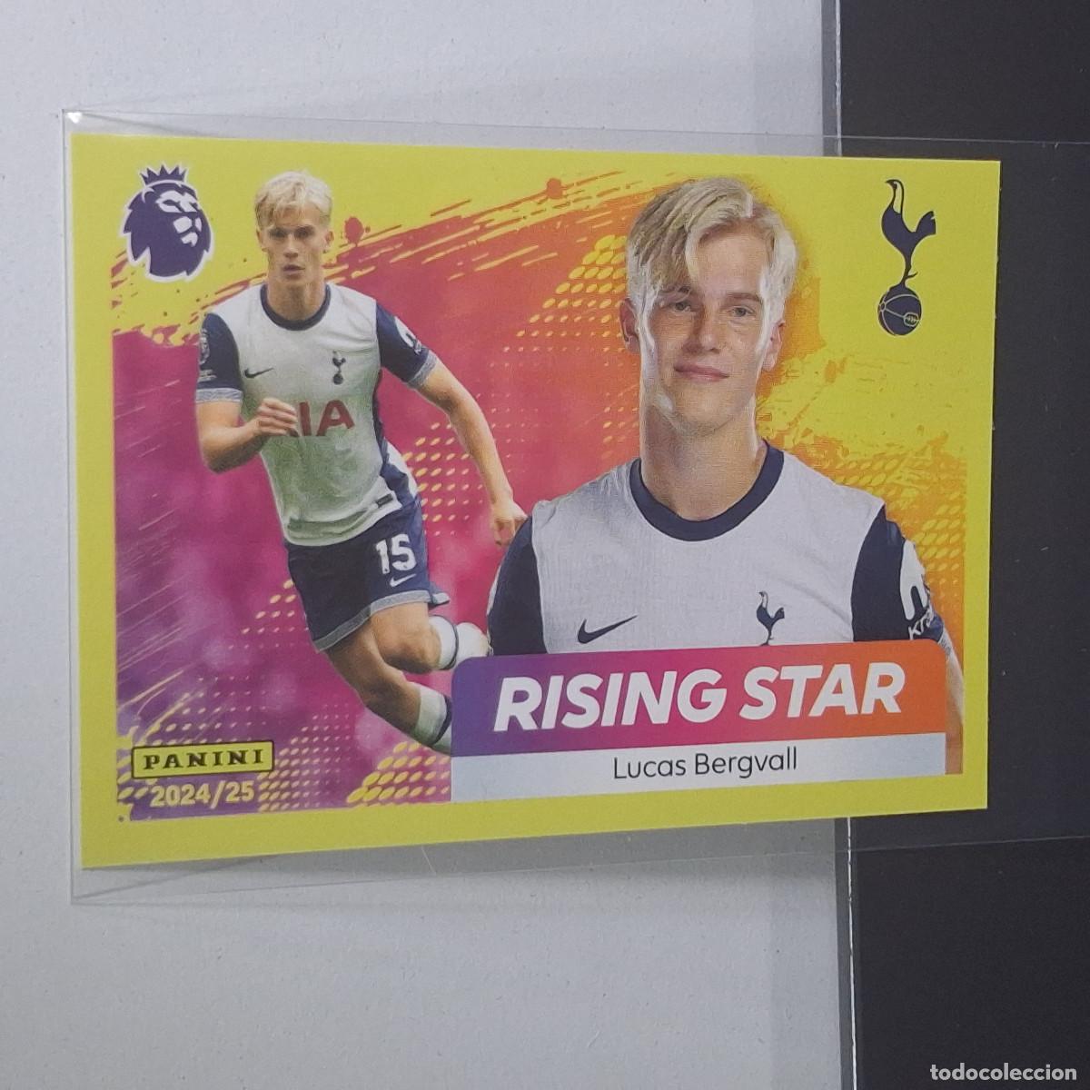 Cromos de Futebol: B57 572 LUCAS BERGVALL RISING STAR TOTTENHAM STICKER PANINI PREMIER LEAGUE 24 25 2024 2025