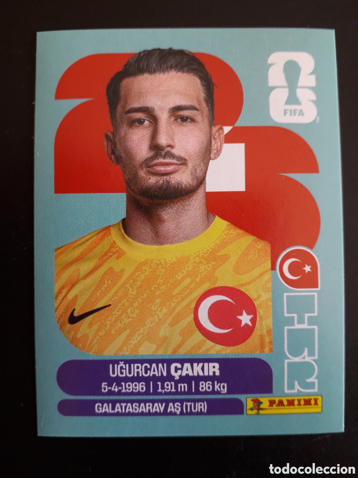 Cromos de Futebol: &Ccedil;AKIR TURQU&Iacute;A TUR 2 MUNDIAL F&Uacute;TBOL 2026 FIFA WORLD CUP PANINI SIN PEGAR PEDIDO M&Iacute;NIMO 3&euro;