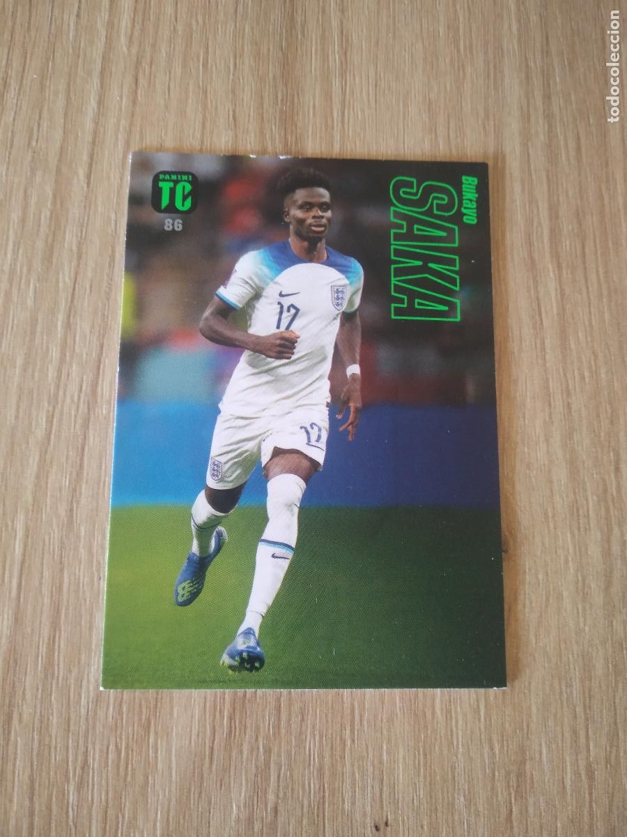 Cromos de Futebol: 86 SAKA INGLATERRA CROMO TARJETA FUTBOL PANINI TOP CLASS 2023