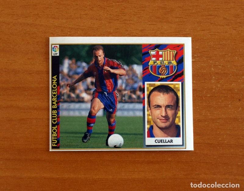 Cromos de Futebol: Barcelona - Cuellar - BAJA - Ediciones Este Liga 1997-1998, 97-98 - Nunca pegado