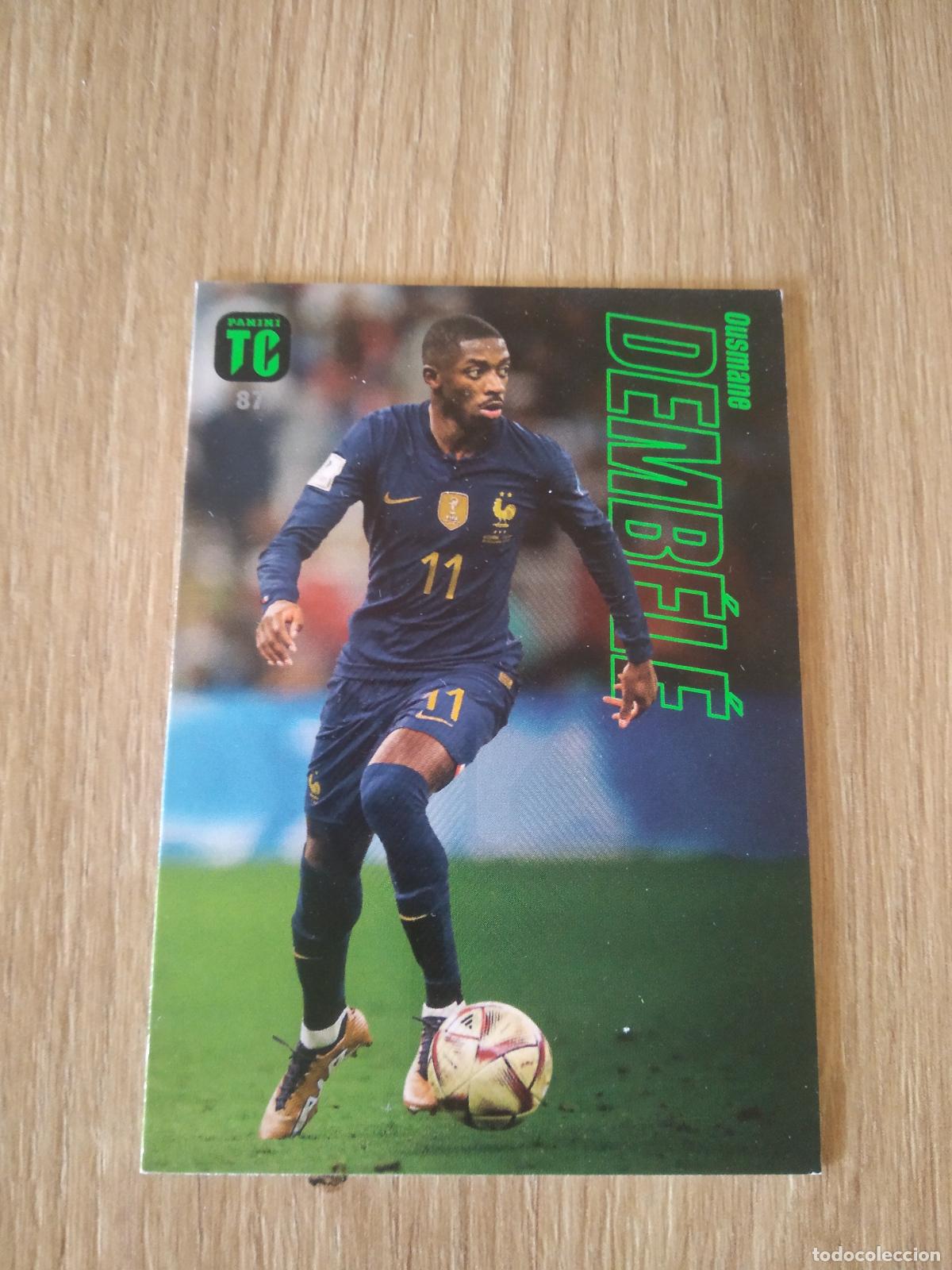 Cromos de Futebol: 87 DEMBELE FRANCIA CROMO TARJETA FUTBOL PANINI TOP CLASS 2023