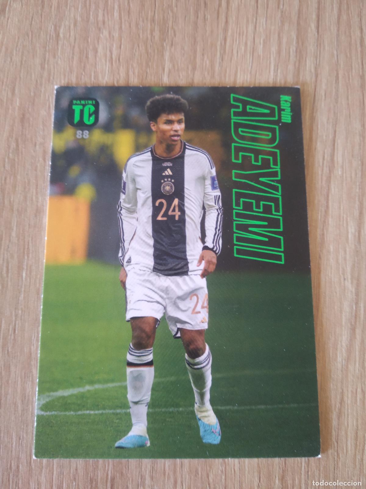 Cromos de f&uacute;tbol: 88 ADEYEMI ALEMANIA CROMO TARJETA FUTBOL PANINI TOP CLASS 2023