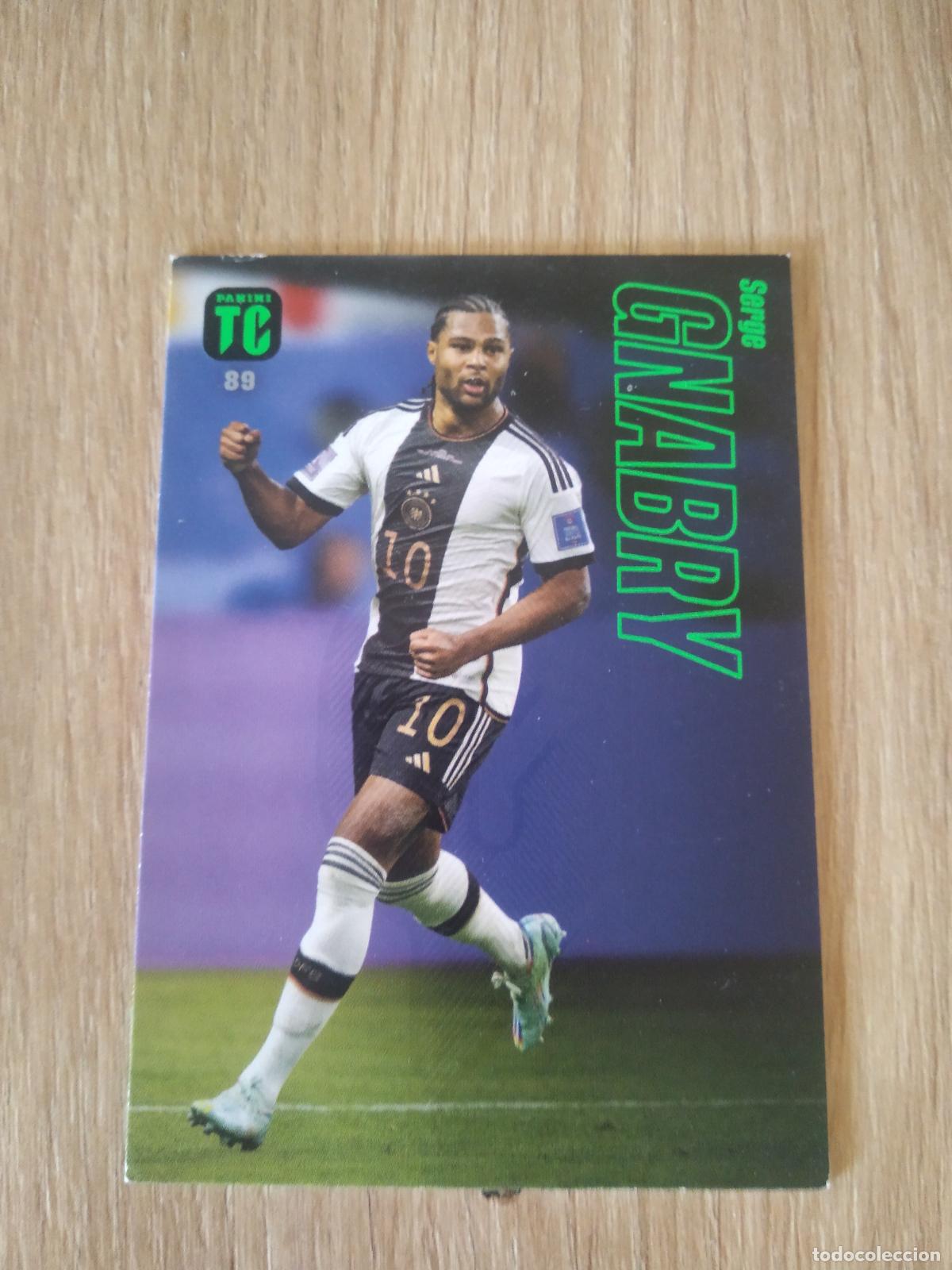 Cromos de f&uacute;tbol: 89 GNABRY ALEMANIA CROMO TARJETA FUTBOL PANINI TOP CLASS 2023