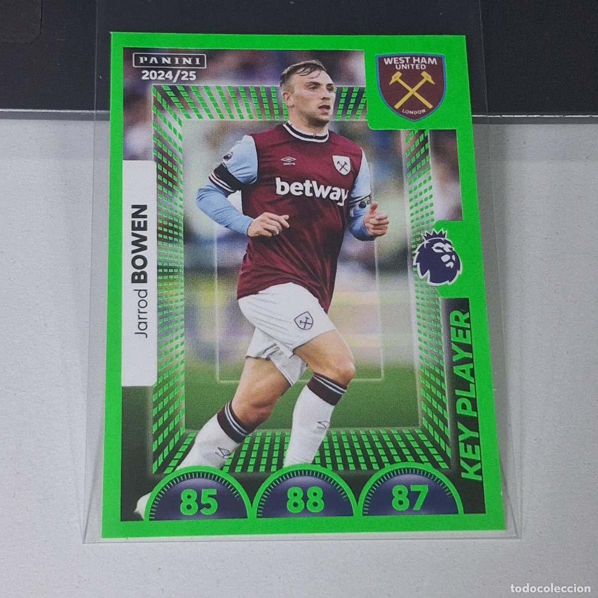 Cromos de f&uacute;tbol: B57 605 JARROD BOWEN WEST HAM STICKER PANINI PREMIER LEAGUE 24 25 2024 2025