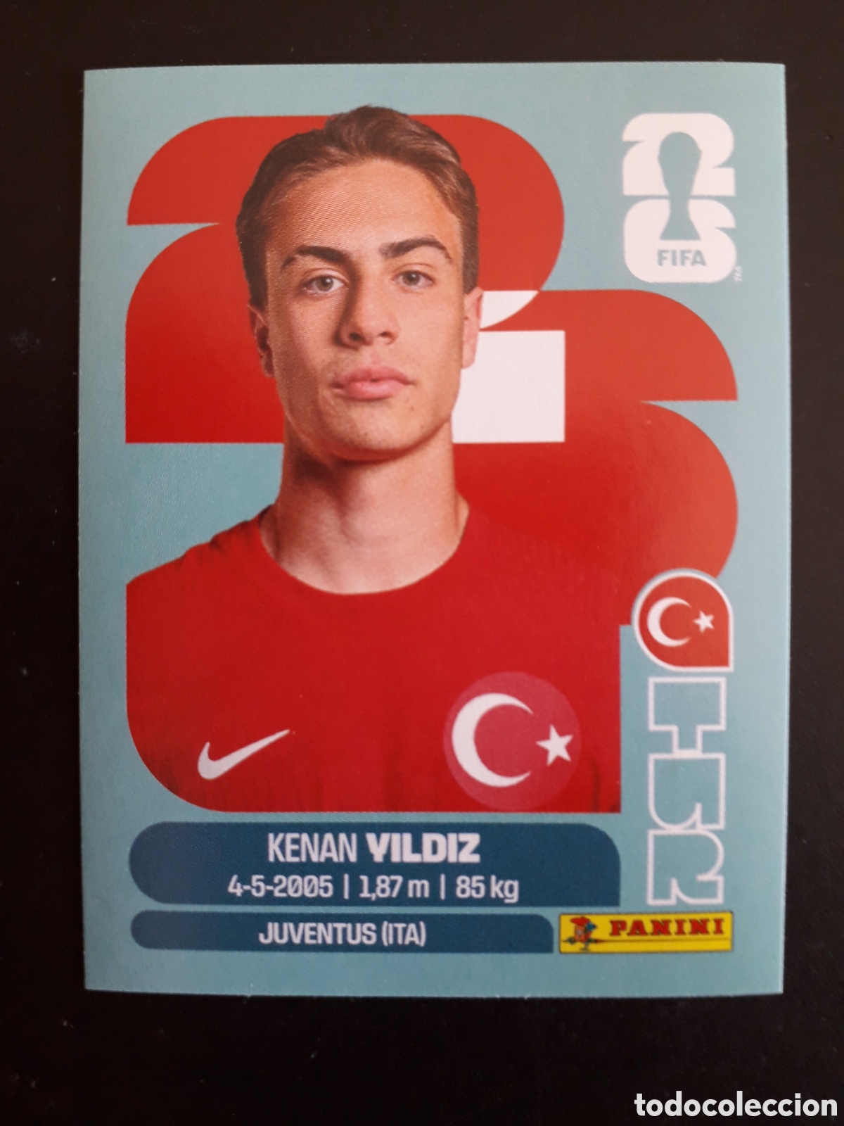Cromos de f&uacute;tbol: VILDIZ TURQU&Iacute;A TUR 20 MUNDIAL F&Uacute;TBOL 2026 FIFA WORLD CUP PANINI SIN PEGAR PEDIDO M&Iacute;NIMO 3&euro;