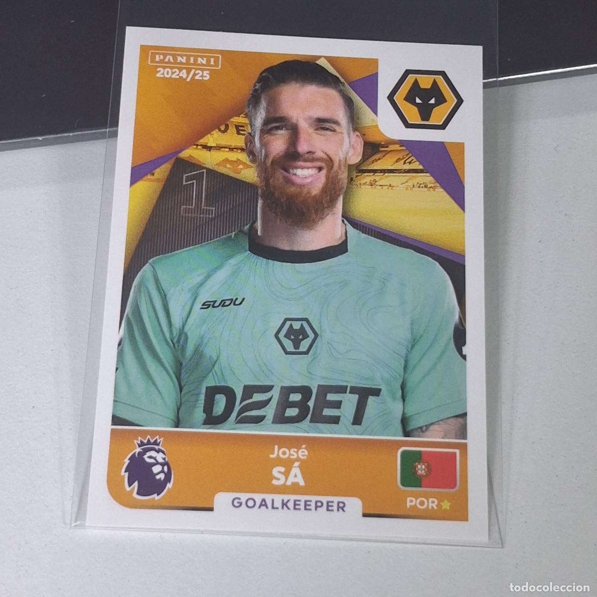 Cromos de f&uacute;tbol: B57 609 JOSE SA WOLVERHAMPTON STICKER PANINI PREMIER LEAGUE 24 25 2024 2025