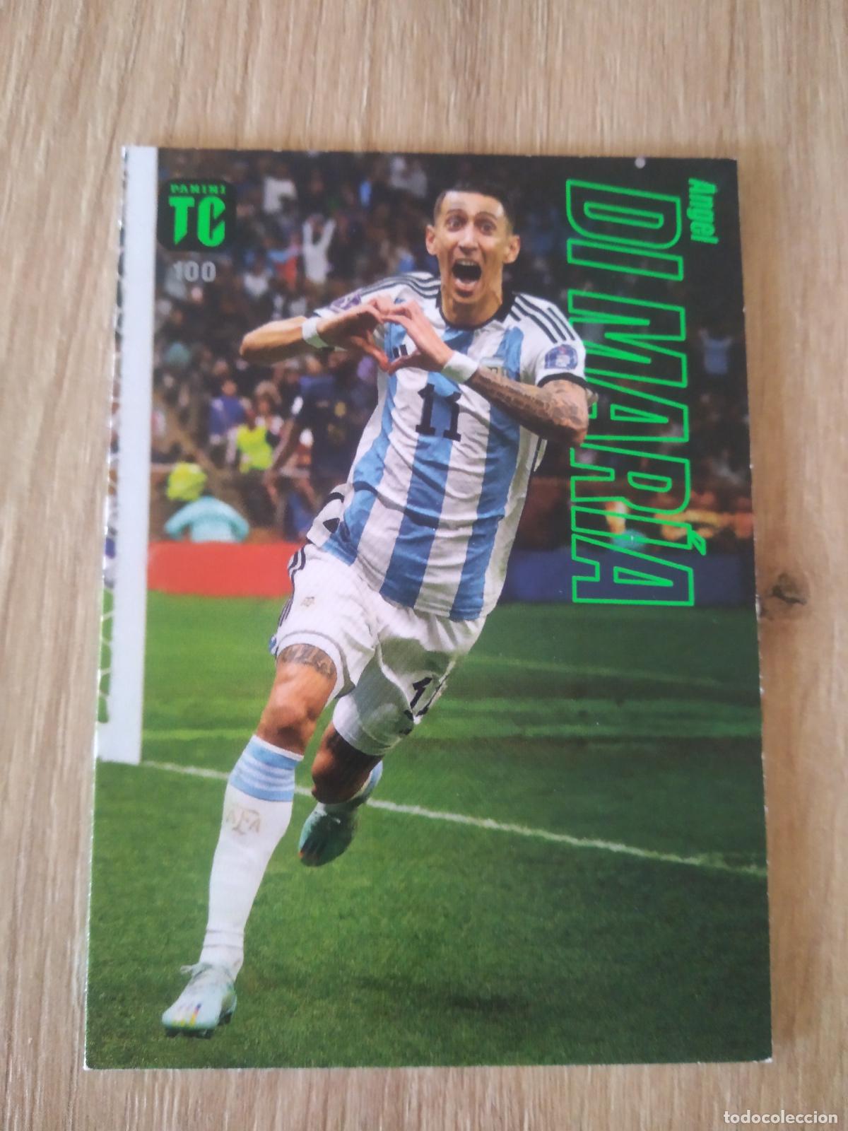 Cromos de f&uacute;tbol: 100 DI MARIA ARGENTINA CROMO TARJETA FUTBOL PANINI TOP CLASS 2023