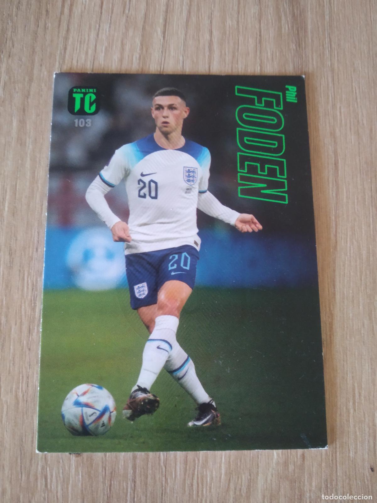 Cromos de f&uacute;tbol: 103 FODEN INGLATERRA CROMO TARJETA FUTBOL PANINI TOP CLASS 2023