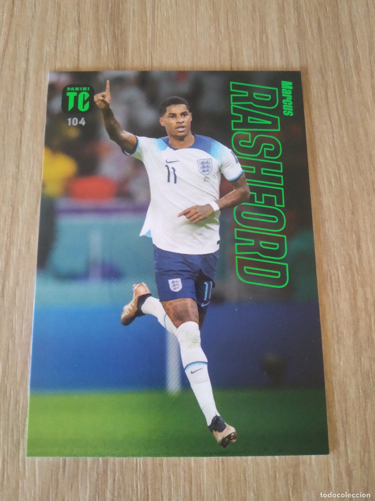 Cromos de f&uacute;tbol: 104 RASHFORD INGLATERRA CROMO TARJETA FUTBOL PANINI TOP CLASS 2023