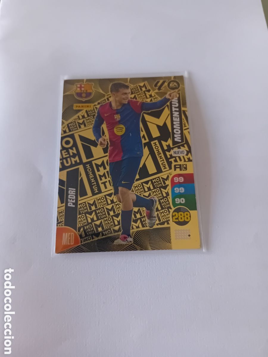Cromos de f&uacute;tbol: Pedri Momentum Nuevo Barcelona 24 25 2024 2025 Adrenalyn XL Panini