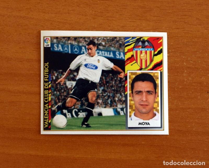 Cromos de f&uacute;tbol: Valencia - Moya - BAJA - Ediciones Este Liga 1997-1998, 97-98 - Nunca Pegado