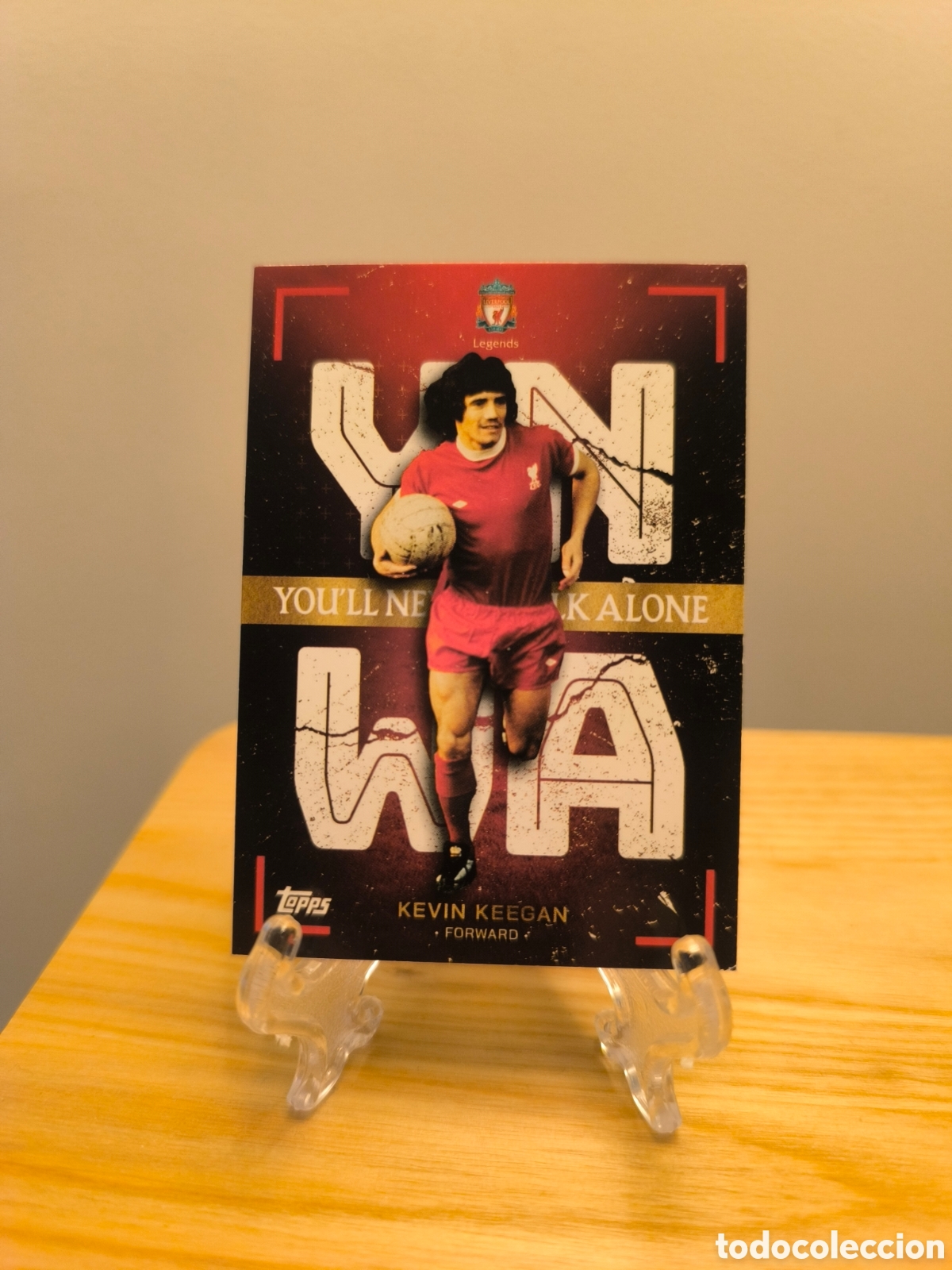 Cromos de f&uacute;tbol: Kevin Keegan Topps LEGENDS Liverpool