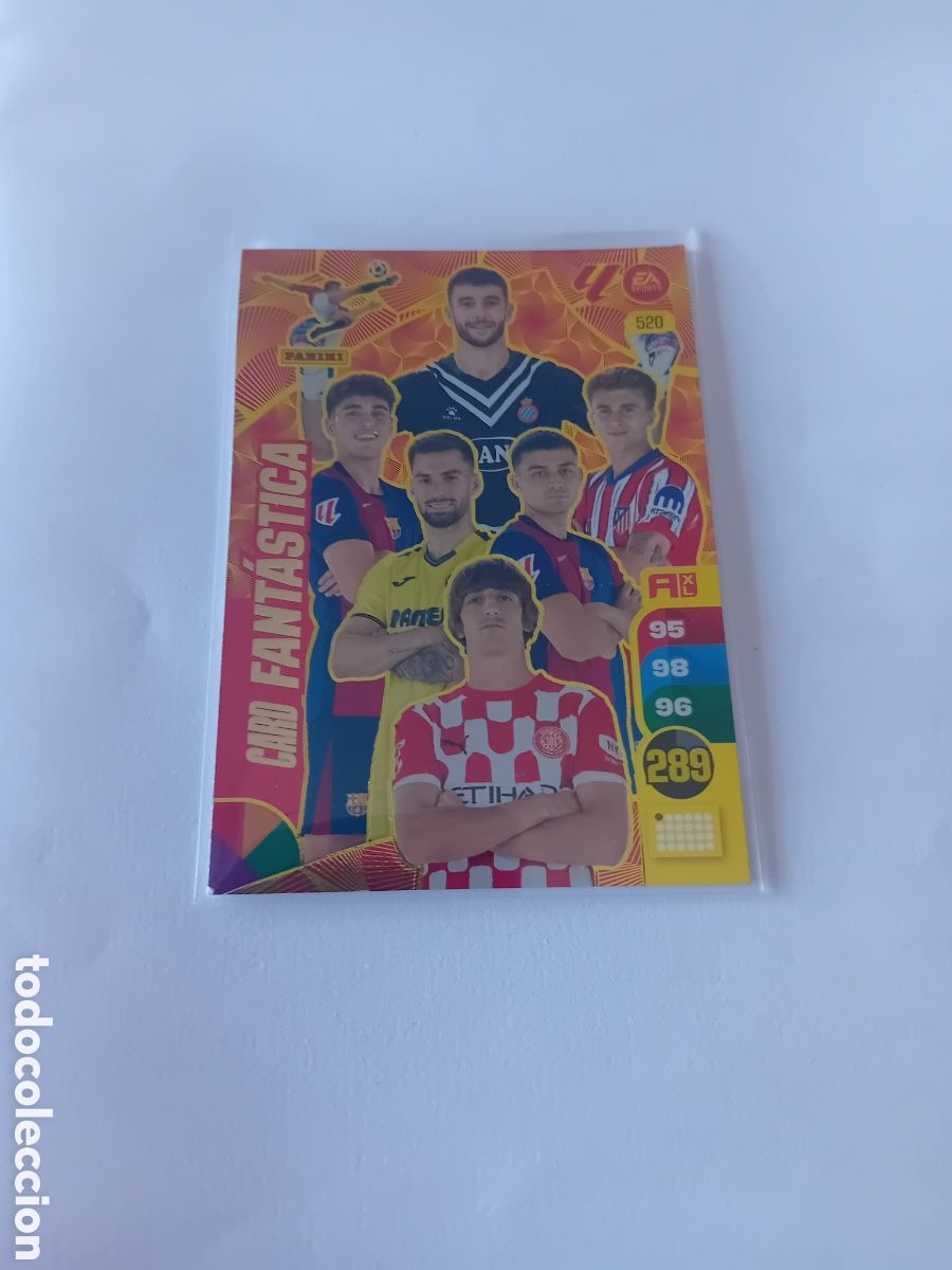 Cromos de f&uacute;tbol: Card fant&aacute;stica 520 Pedri Curbas&iacute; Joan Garc&iacute;a 23 24 2023 2024 Adrenalyn XL Panini