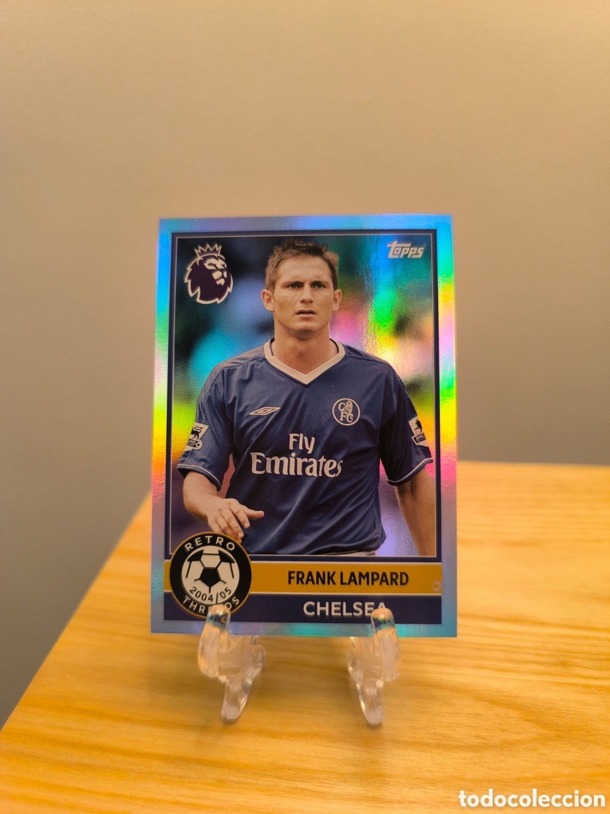 Cromos de f&uacute;tbol: Frank Lampard Topps retro threads 2004-05 Chelsea