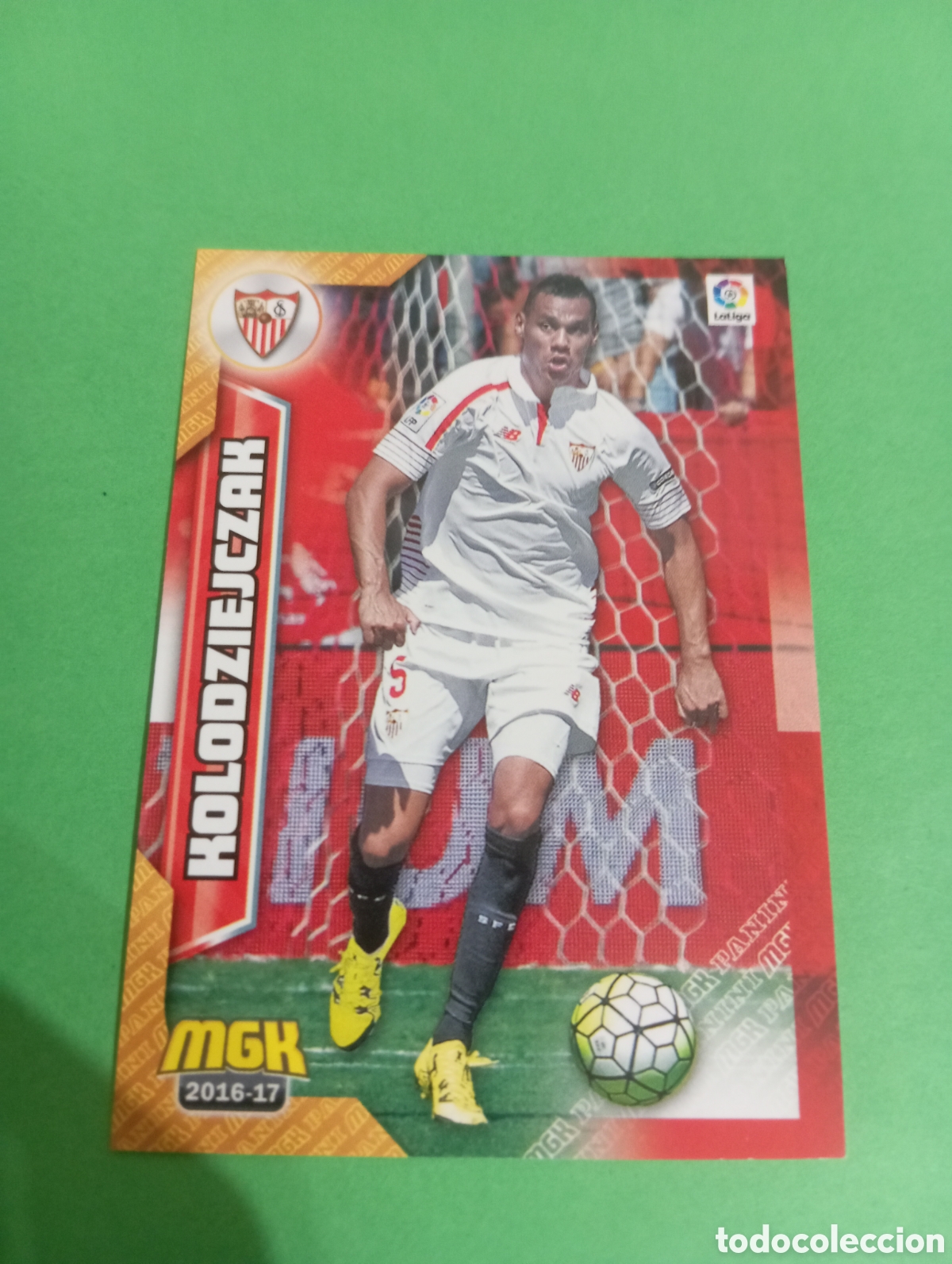 Cromos de f&uacute;tbol: Kolodziejczak Sevilla n&deg;441 / PANINI MEGACRACKS 2016/2017