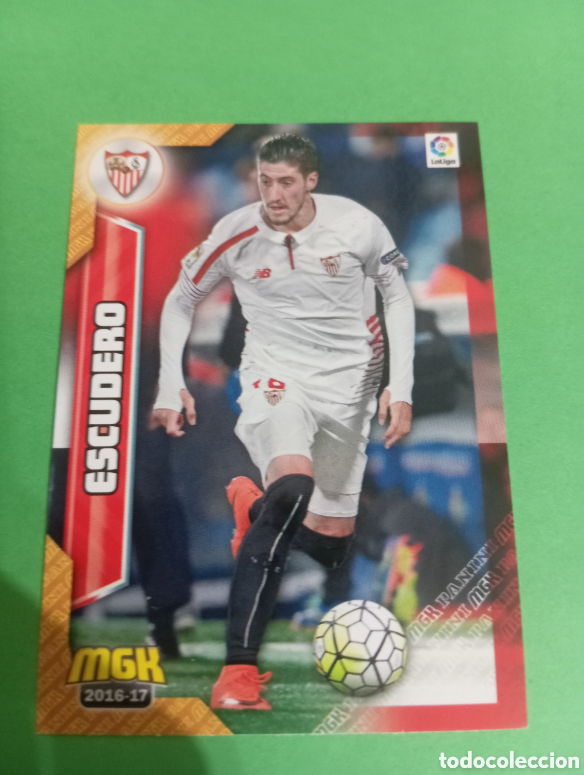 Cromos de f&uacute;tbol: Escudero Sevilla n&deg;443 / PANINI MEGACRACKS 2016/2017