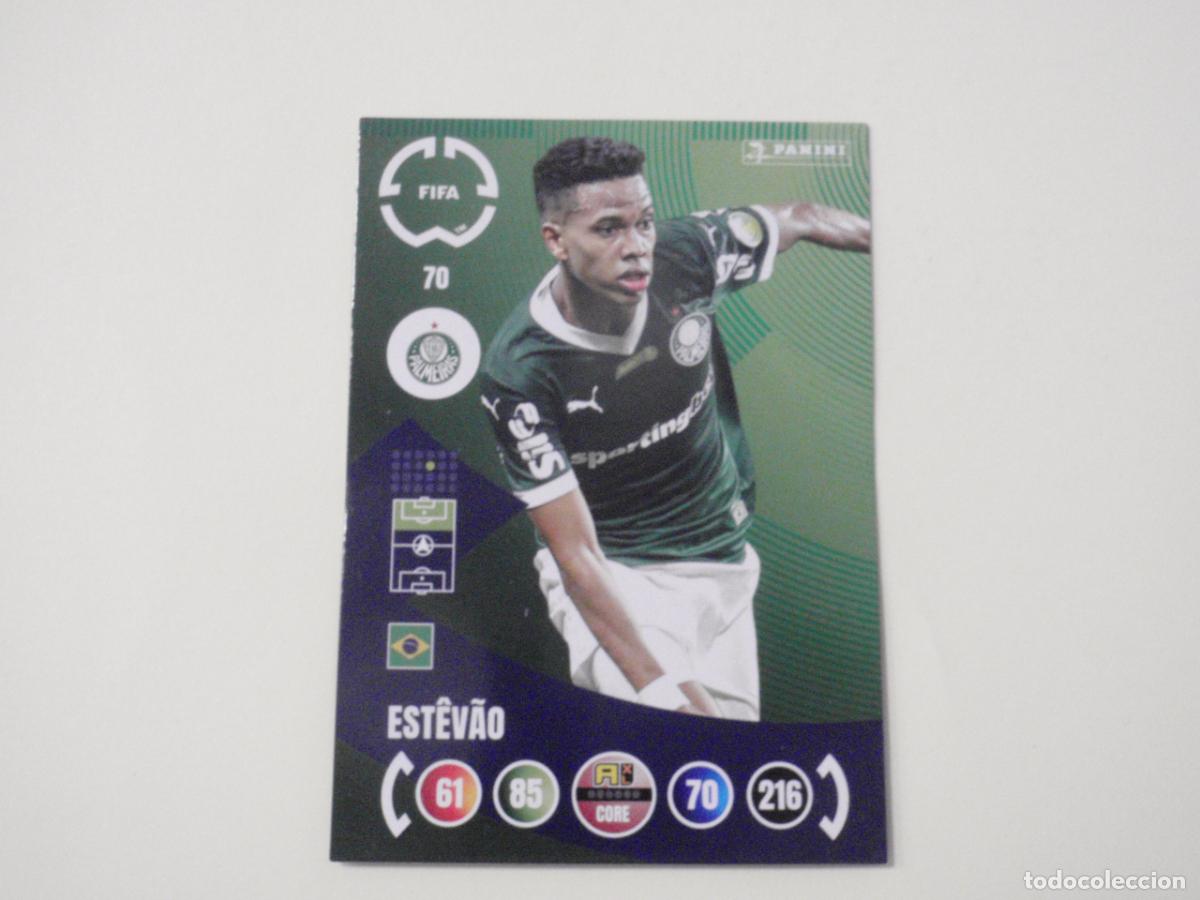 Cromos de f&uacute;tbol: 70 ESTEVAO Palmeiras ROOKIE. Trading Card ADRENALYN CLUB WORLD CUP 2025 PANINI. Mundial Clubes 25