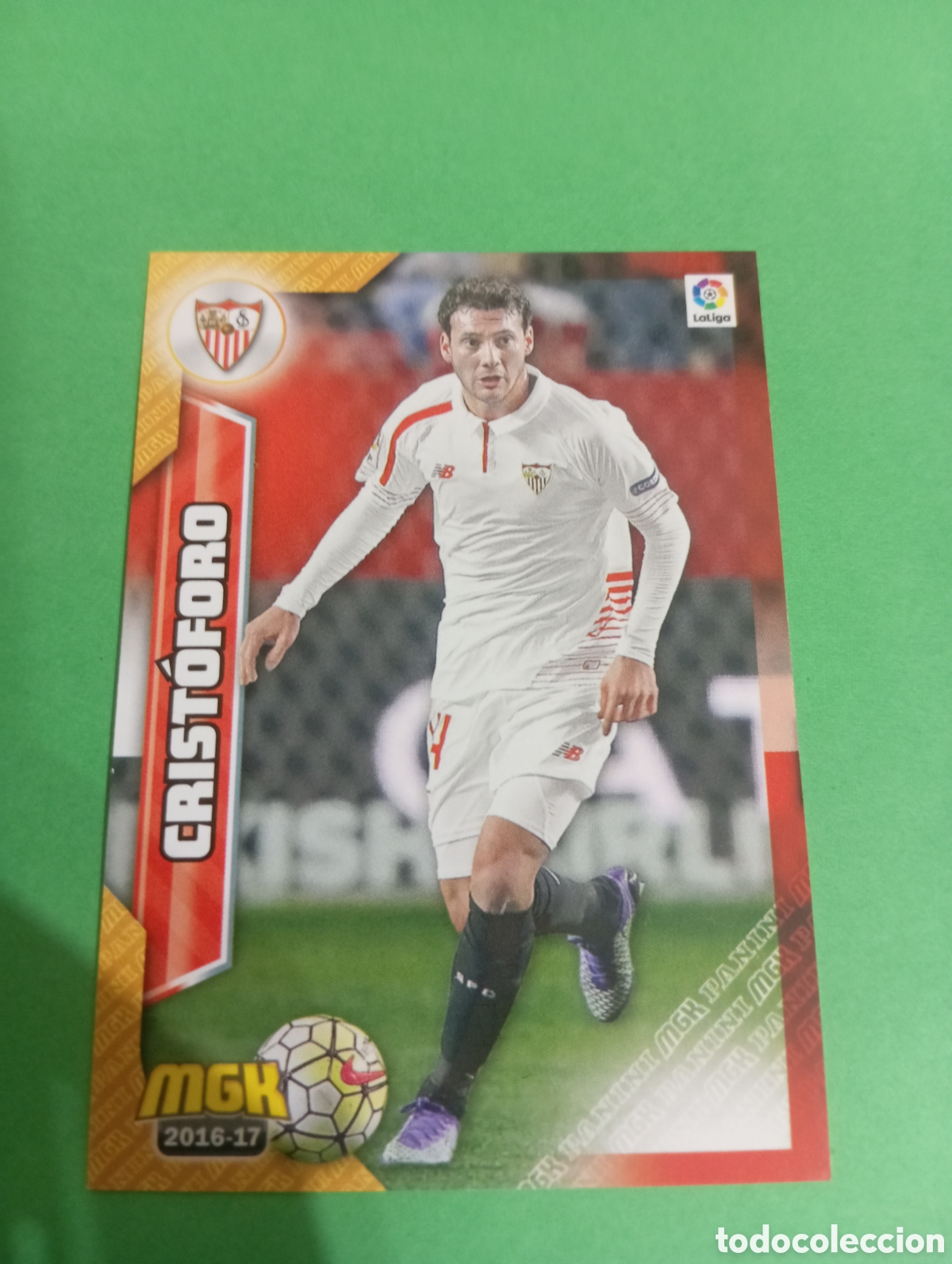 Cromos de f&uacute;tbol: Crist&oacute;foro Sevilla n&deg;446 / PANINI MEGACRACKS 2016/2017