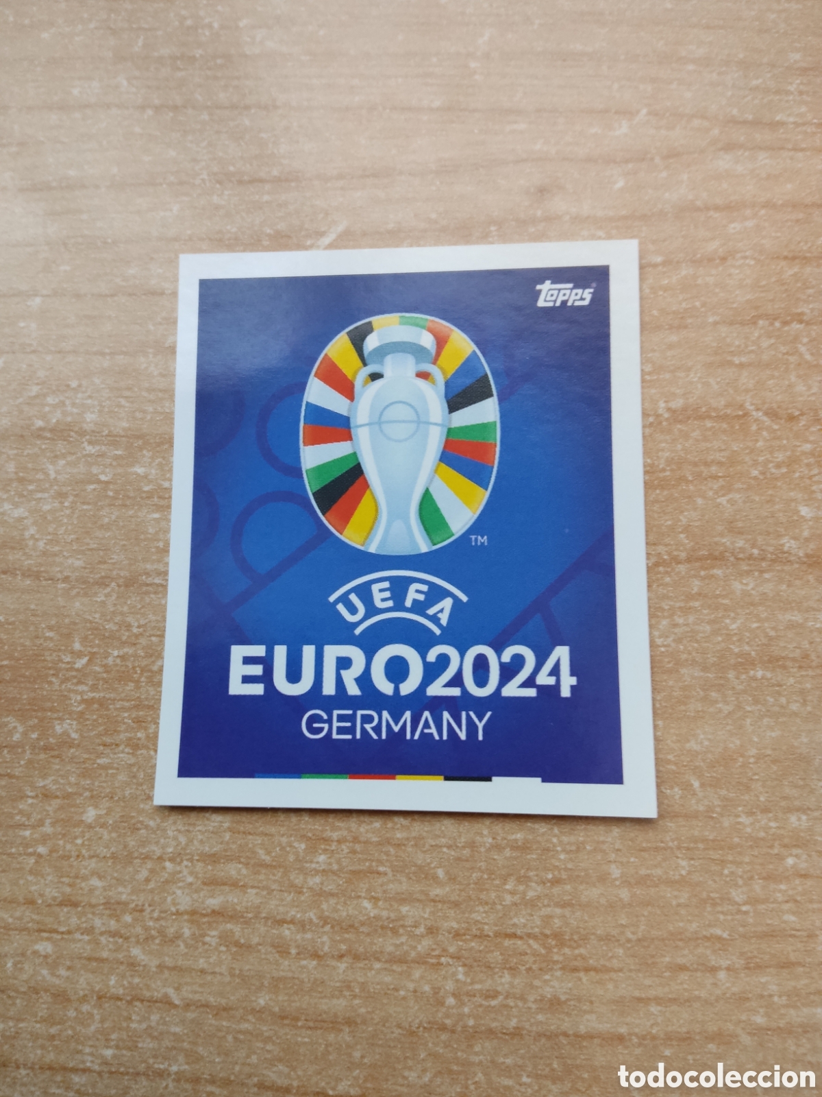 Cromos de f&uacute;tbol: 1 LOGO UEFA EURO 2024 GERMANY TOPPS