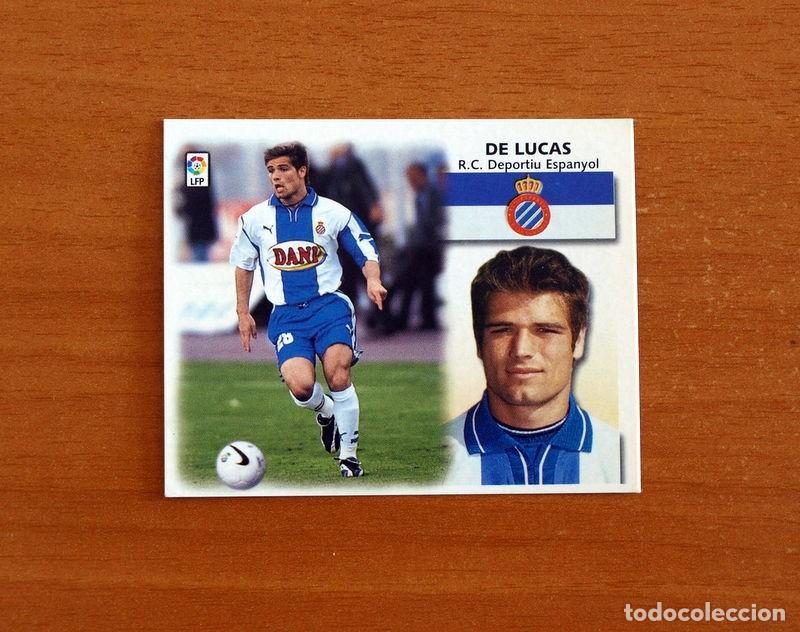 Cromos de f&uacute;tbol: R.C.D. Espa&ntilde;ol - De Lucas - Ediciones Este Liga 1999-2000, 99-00 - Nunca pegado